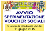 Avvio sperimentazione voucher sociali